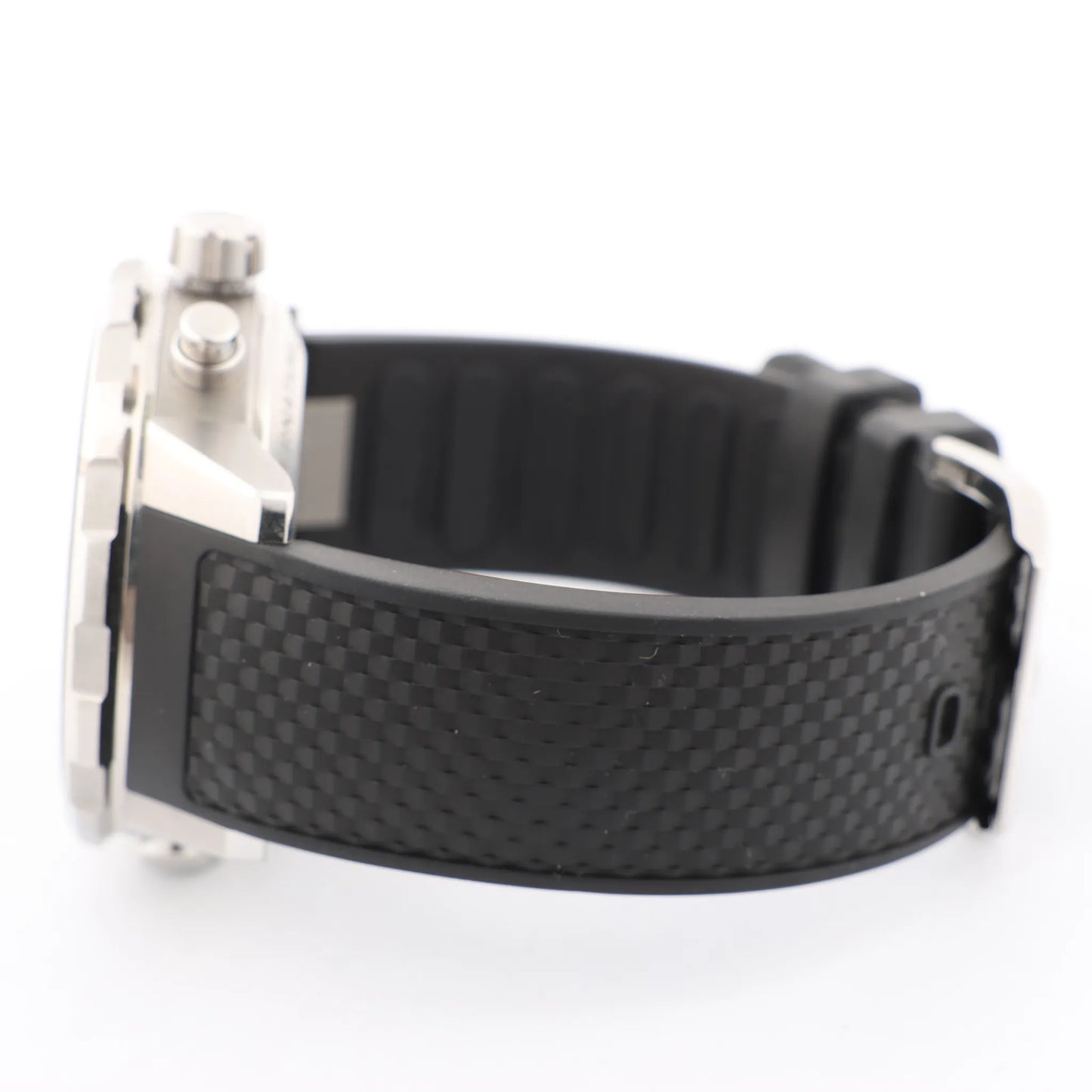 IWC Aquatimer Chronograph IW376803 5334787 Edelstahl &amp; Kautschuk AT Uhr mit schwarzem Zifferblatt