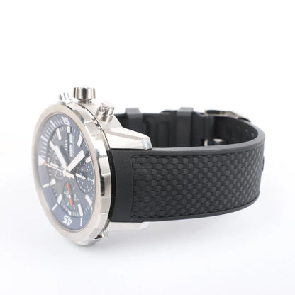 IWC Aquatimer Expedition Jacques-Yves Cousteau IW376805 6179053 SS & Rubber AT Watch with Navy Blue Dial