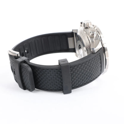 IWC Aquatimer Expedition Jacques-Yves Cousteau IW376805 6179053 SS & Rubber AT Watch with Navy Blue Dial