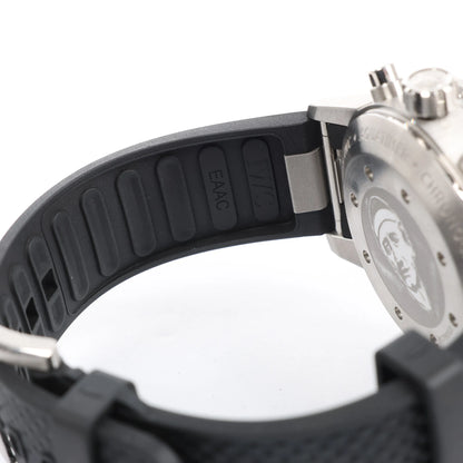 IWC Aquatimer Expedition Jacques-Yves Cousteau IW376805 6179053 SS & Rubber AT Watch with Navy Blue Dial