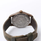Reloj IWC Spitfire IW326802 6280730 de Bronce y Cuero con Esfera Verde
