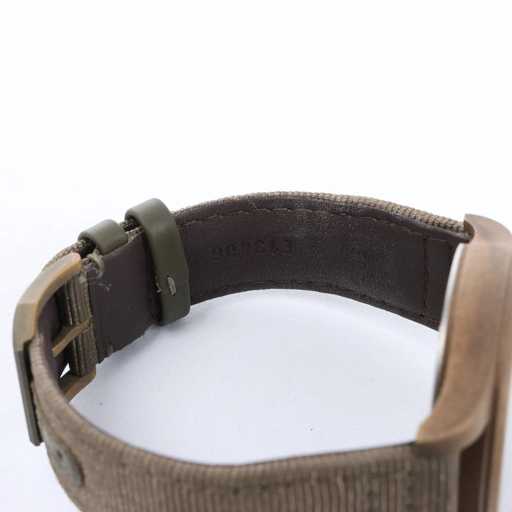 Reloj IWC Spitfire IW326802 6280730 de Bronce y Cuero con Esfera Verde