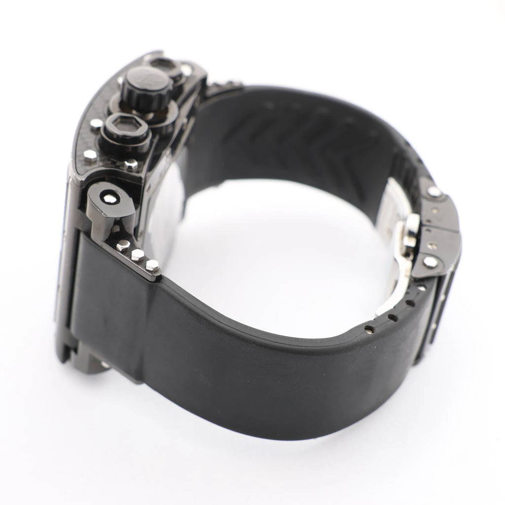 JACOB & Co.Epic I JC-V2Q2B 40 SS & Rubber AT Watch with Black Dial