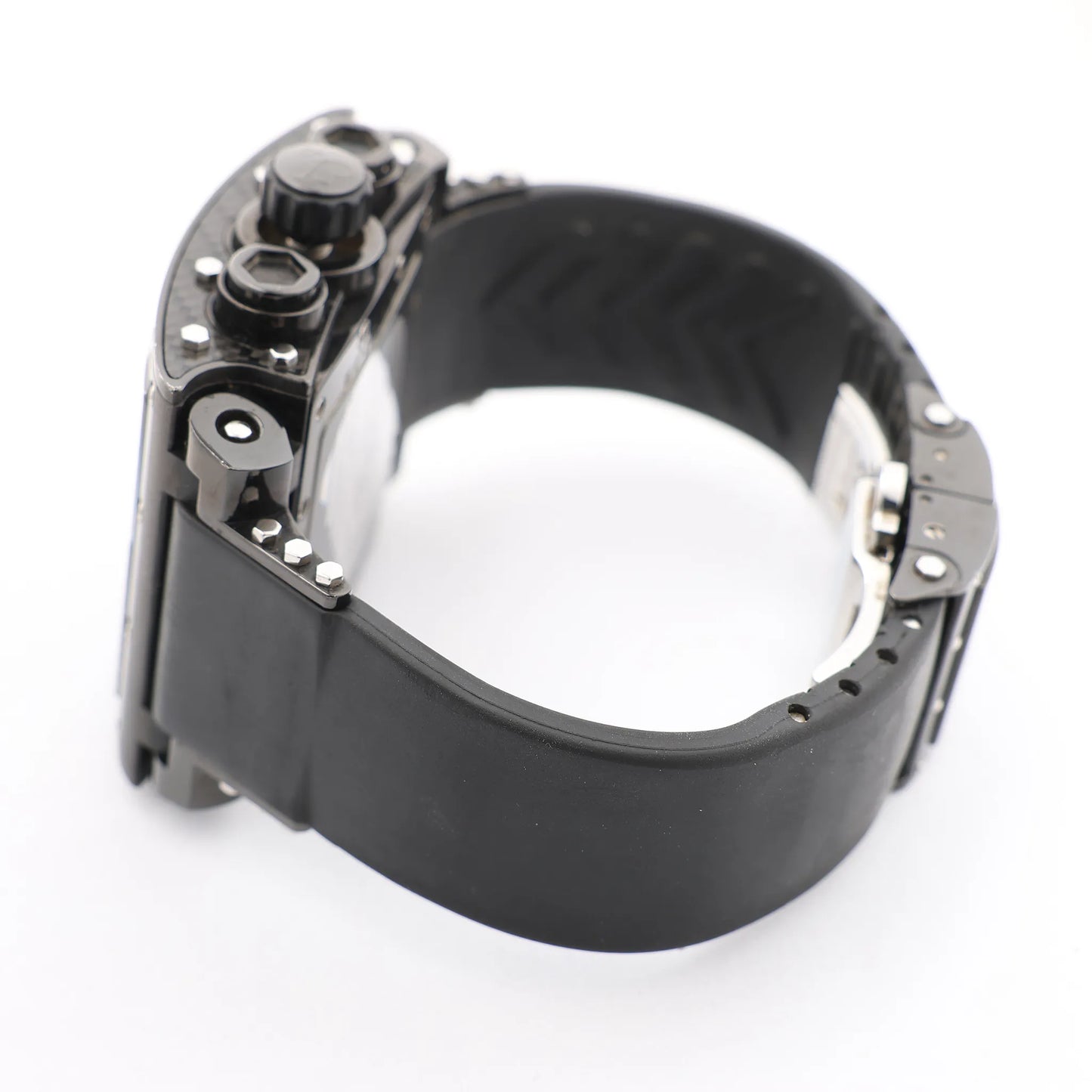 Montre JACOB &amp; Co. Epic I JC-V2Q2B 40 SS &amp; Rubber AT avec cadran noir