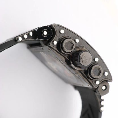 Montre JACOB &amp; Co. Epic I JC-V2Q2B 40 SS &amp; Rubber AT avec cadran noir