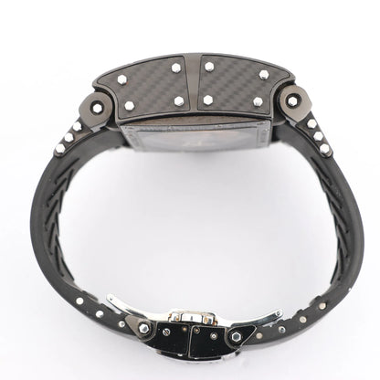 Montre JACOB &amp; Co. Epic I JC-V2Q2B 40 SS &amp; Rubber AT avec cadran noir