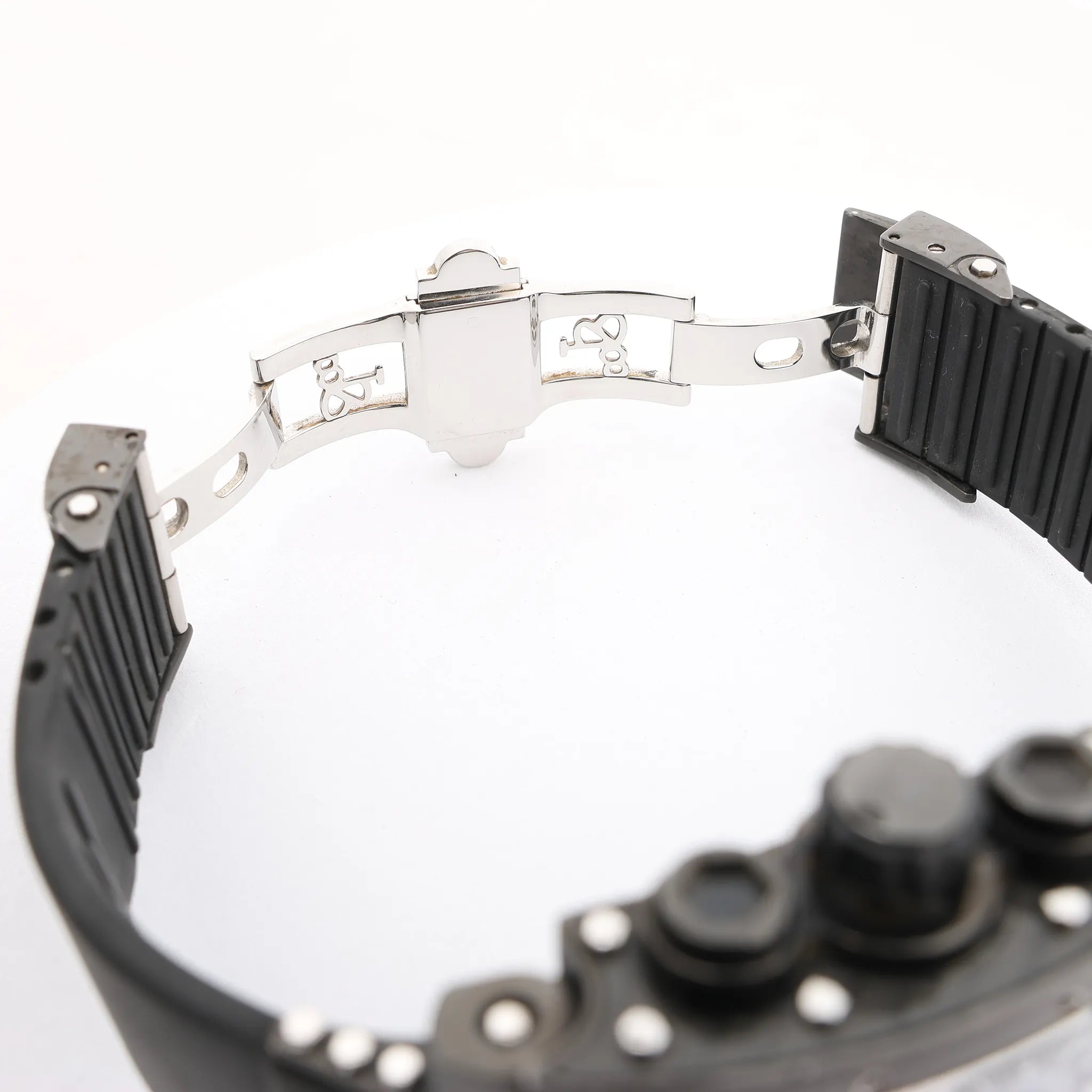 JACOB & Co.Epic I JC-V2Q2B 40 SS & Rubber AT Watch with Black Dial