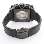 JACOB & Co.Epic I JC-V2Q2B 40 SS & Rubber AT Watch with Black Dial