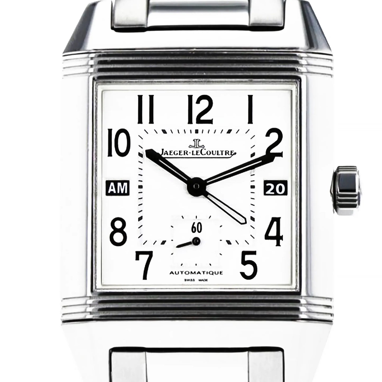 Jaeger-LeCoultre Reverso Q 7008120 SS SS AT Silver-Face Watch