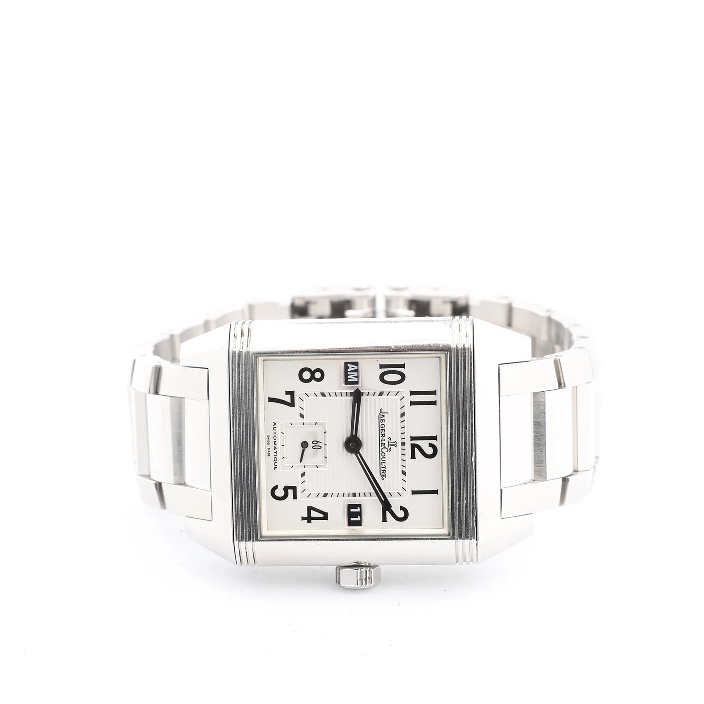 Jaeger-LeCoultre Reverso Q 7008120 SS SS AT Silver-Face Watch