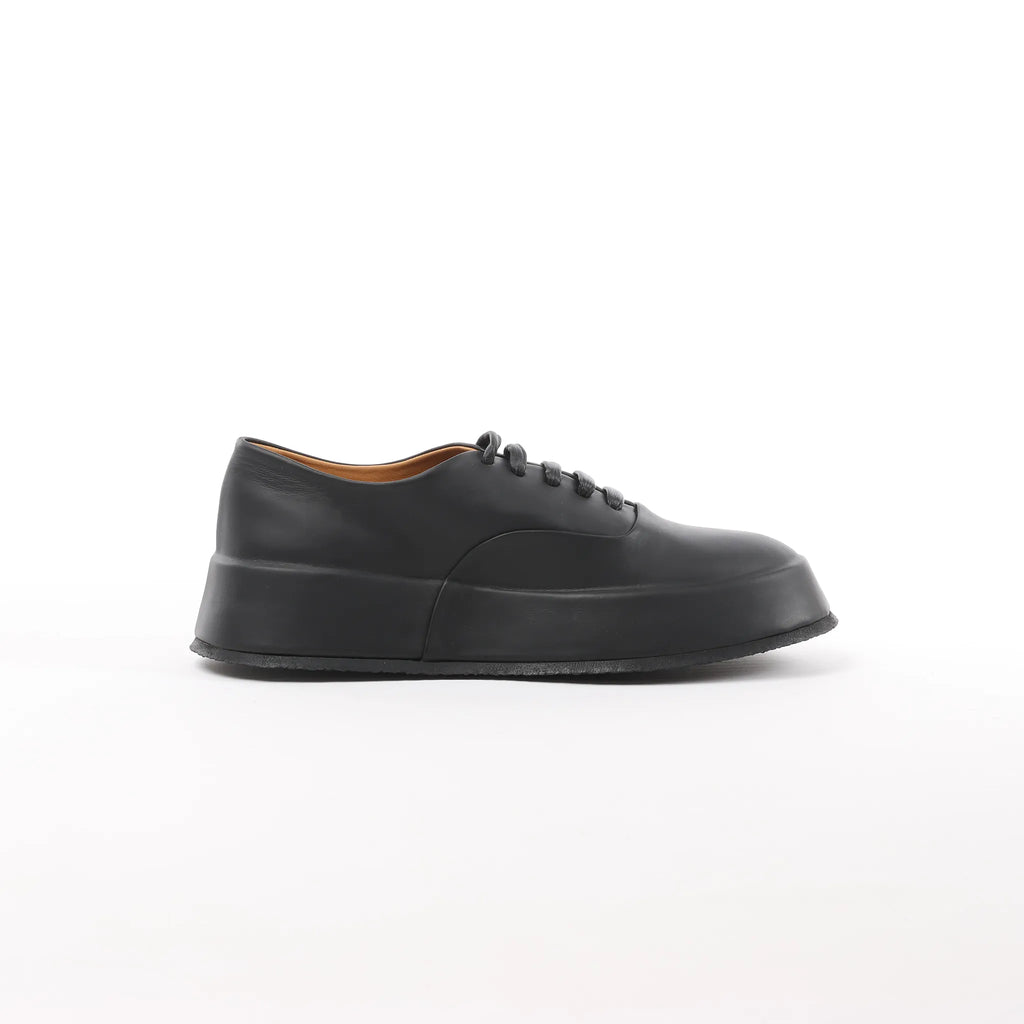 Jil Sander Leather Sneakers in Black, Size 37 EU