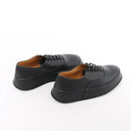 Jil Sander Leather Sneakers in Black, Size 37 EU