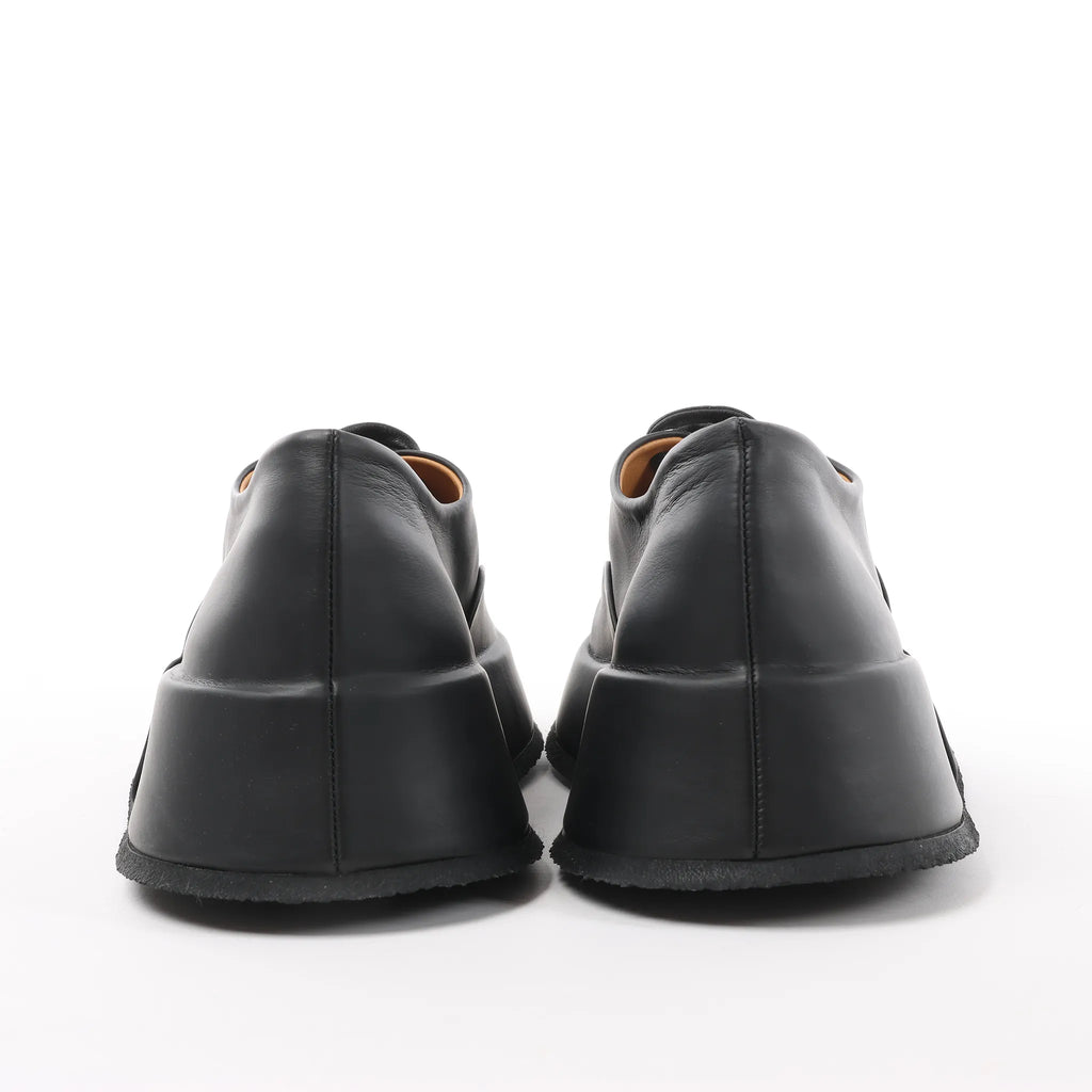 Jil Sander Leather Sneakers in Black, Size 37 EU