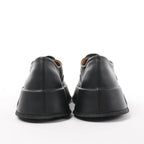 Jil Sander Leather Sneakers in Black, Size 37 EU