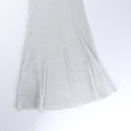 Just Cavalli Lamé Jersey Metal Embellished Cowl Neck Maxi Dress in Metallic Silver, Size 40 IT
