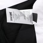 Just Cavalli Stripped Wool Trousers in Black, Size 46 IT