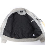 Ksubi Royalty Bomber Overdye Earth Jacket in Gray, M