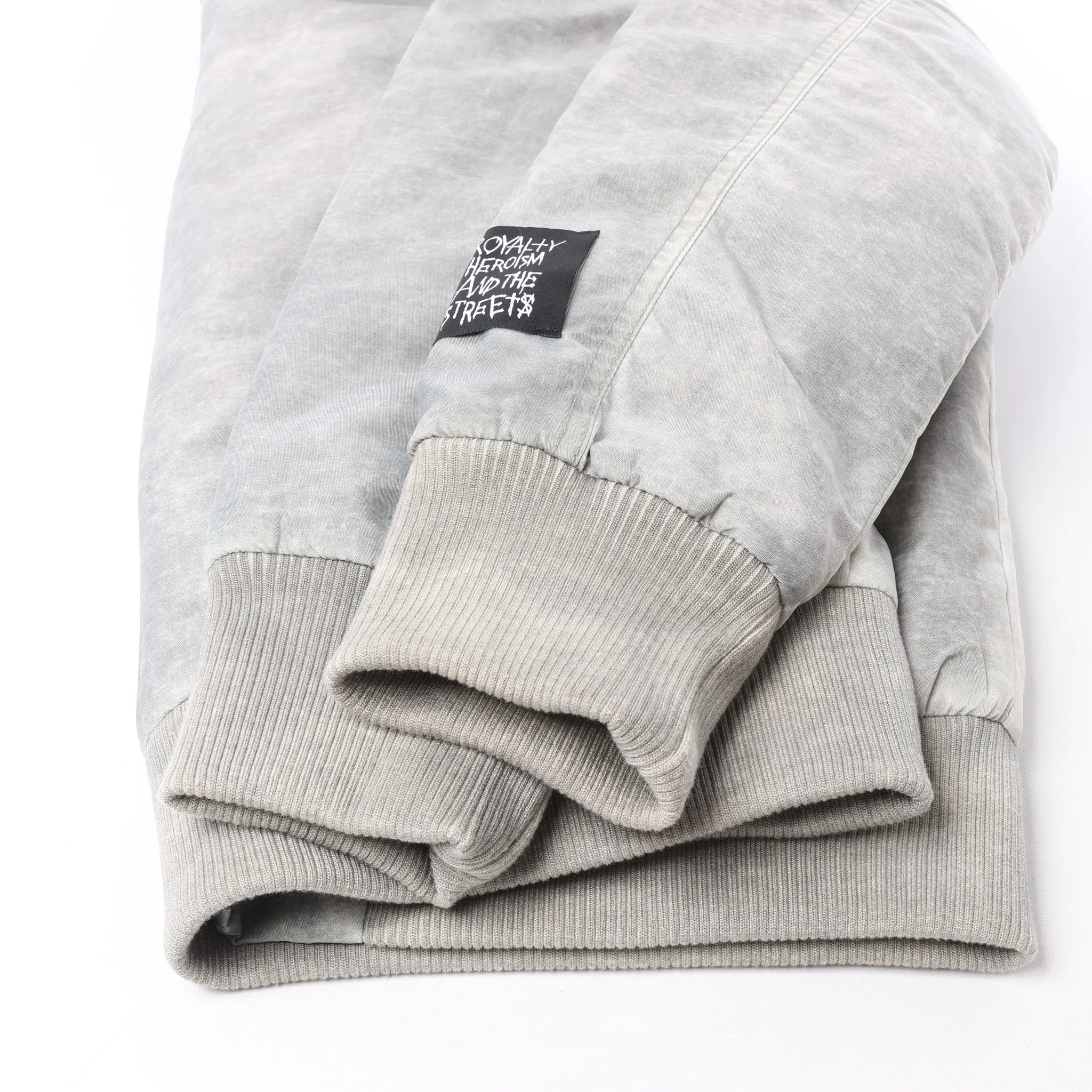 Ksubi Royalty Bomber Overdye Earth Jacket in Gray, M