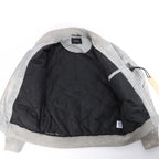 Ksubi Royalty Bomber Overdye Earth Jacket in Gray, M