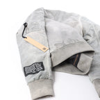Ksubi Royalty Bomber Overdye Earth Jacket in Gray, M