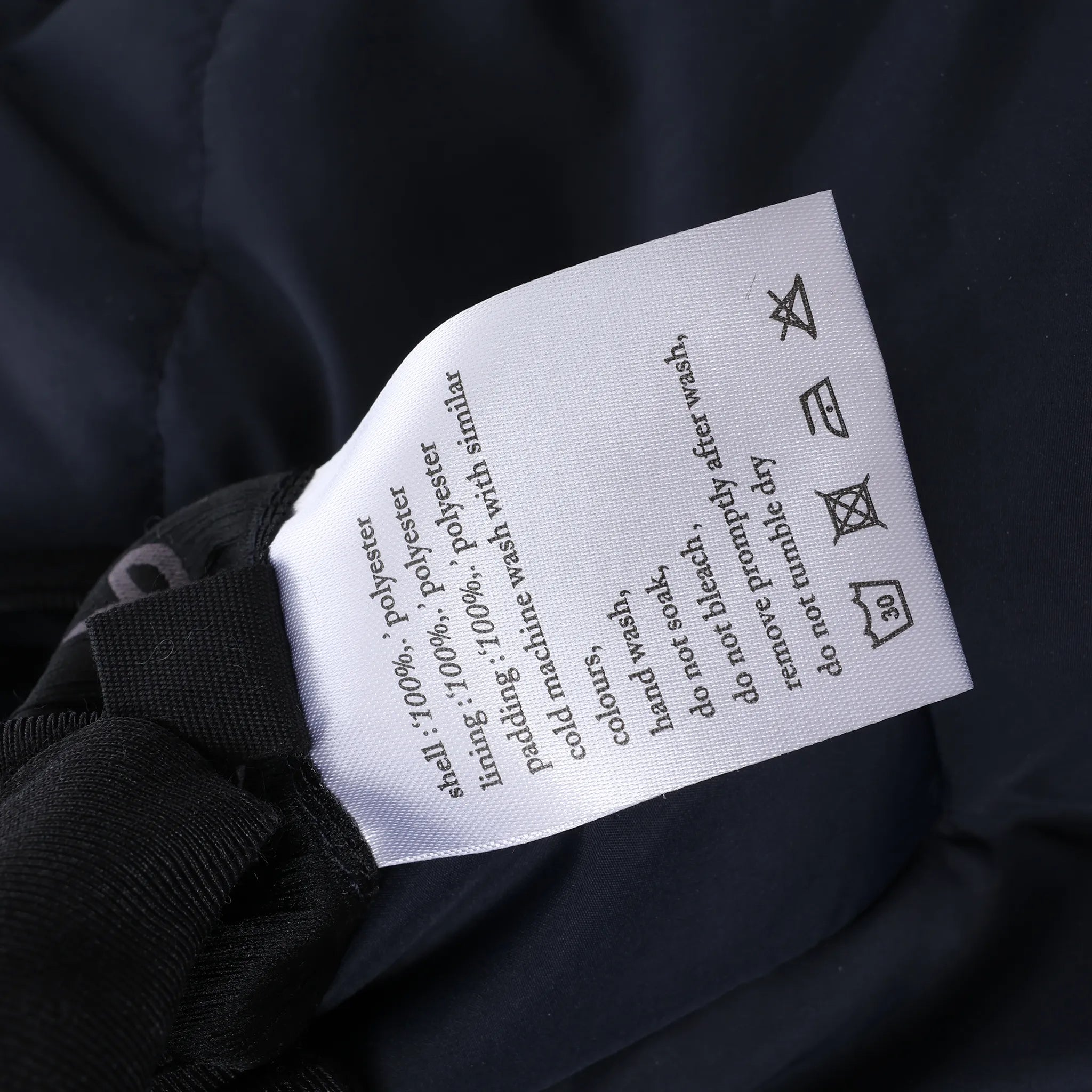 Ksubi Sott Puffer Jacket in Navy Blue, Size M