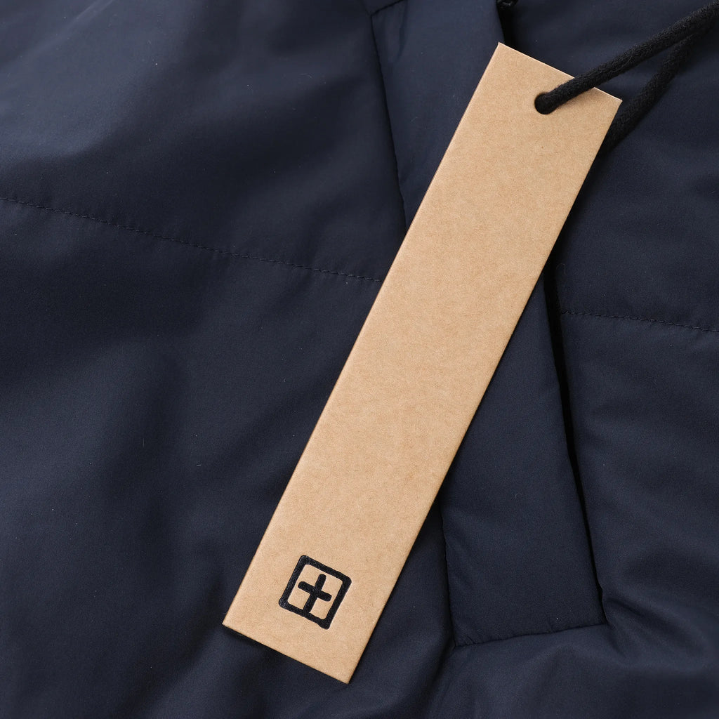 Ksubi Sott Puffer Jacket in Navy Blue, Size M