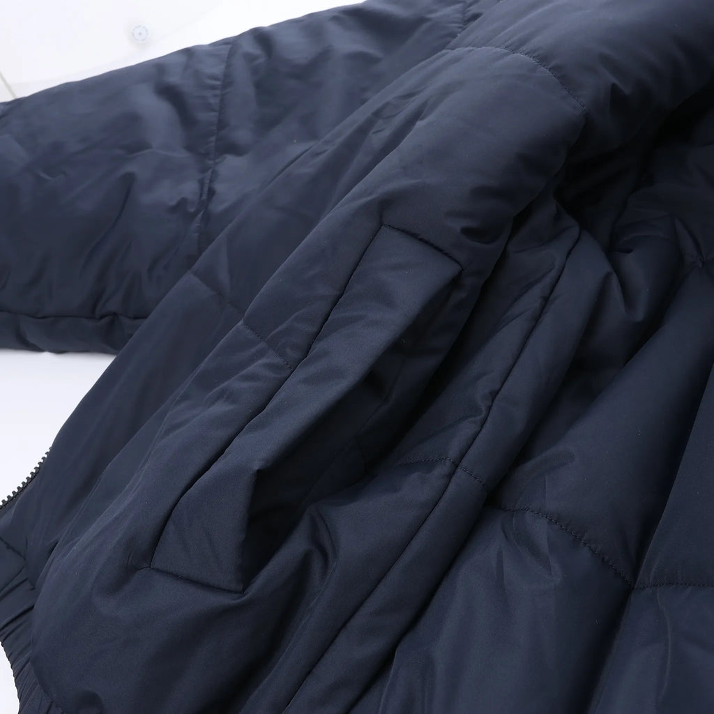 Ksubi Sott Puffer Jacket in Navy Blue, Size M