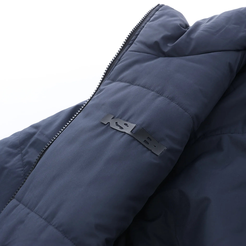 Ksubi Sott Puffer Jacket in Navy Blue, Size M
