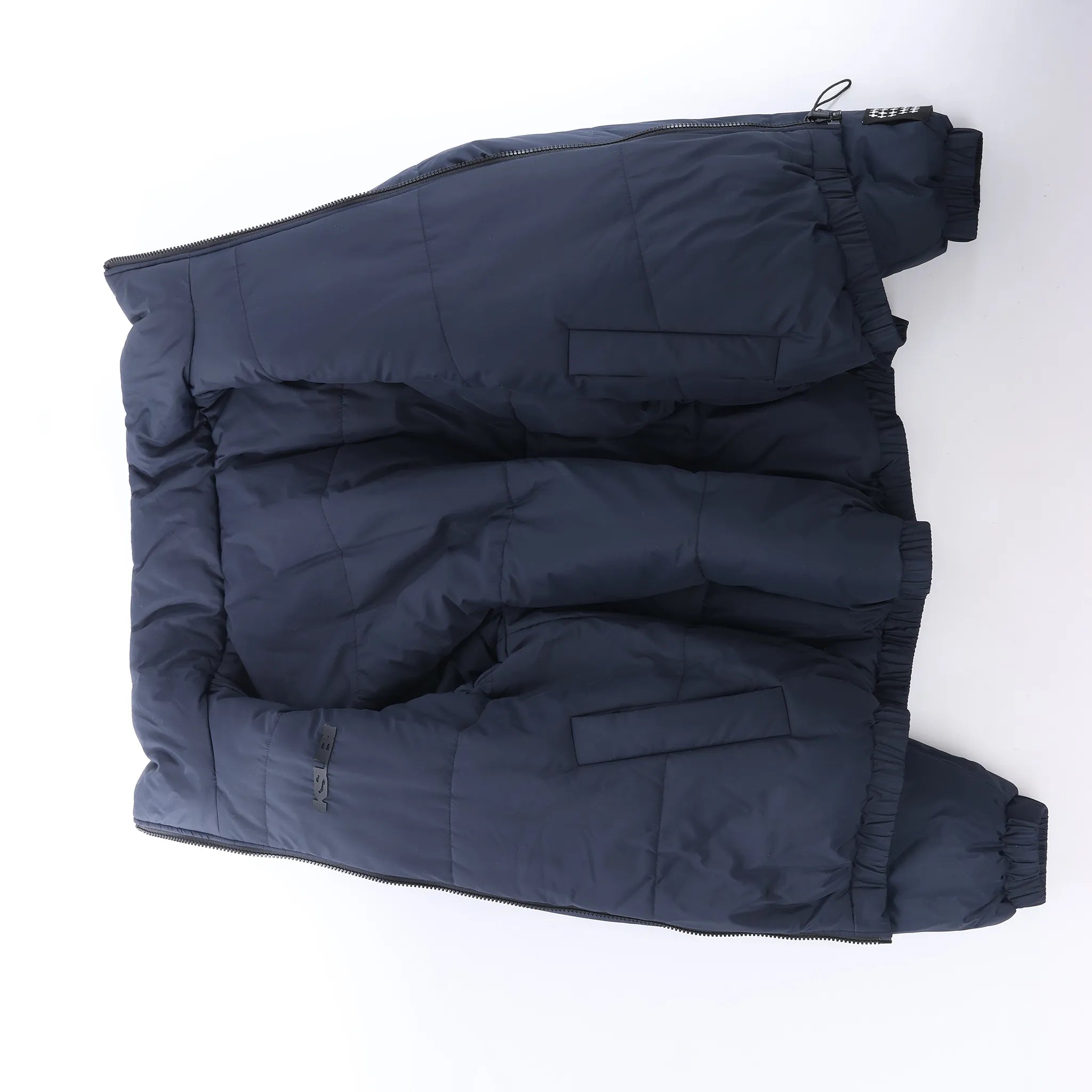 Ksubi Sott Puffer Jacket in Navy Blue, Size M