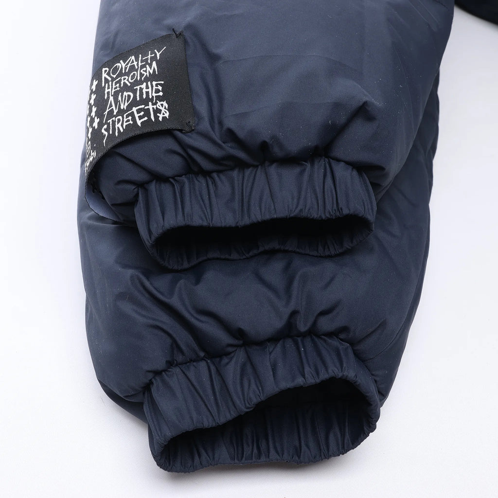 Ksubi Sott Puffer Jacket in Navy Blue, Size M
