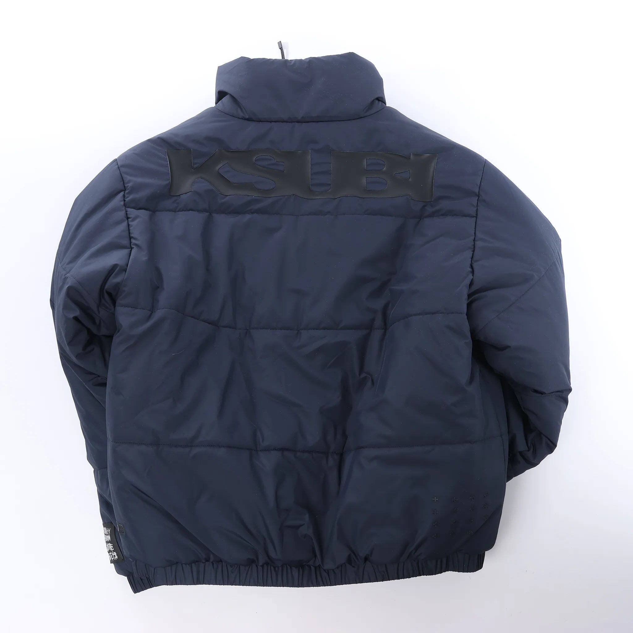 Ksubi Sott Puffer Jacket in Navy Blue, Size M