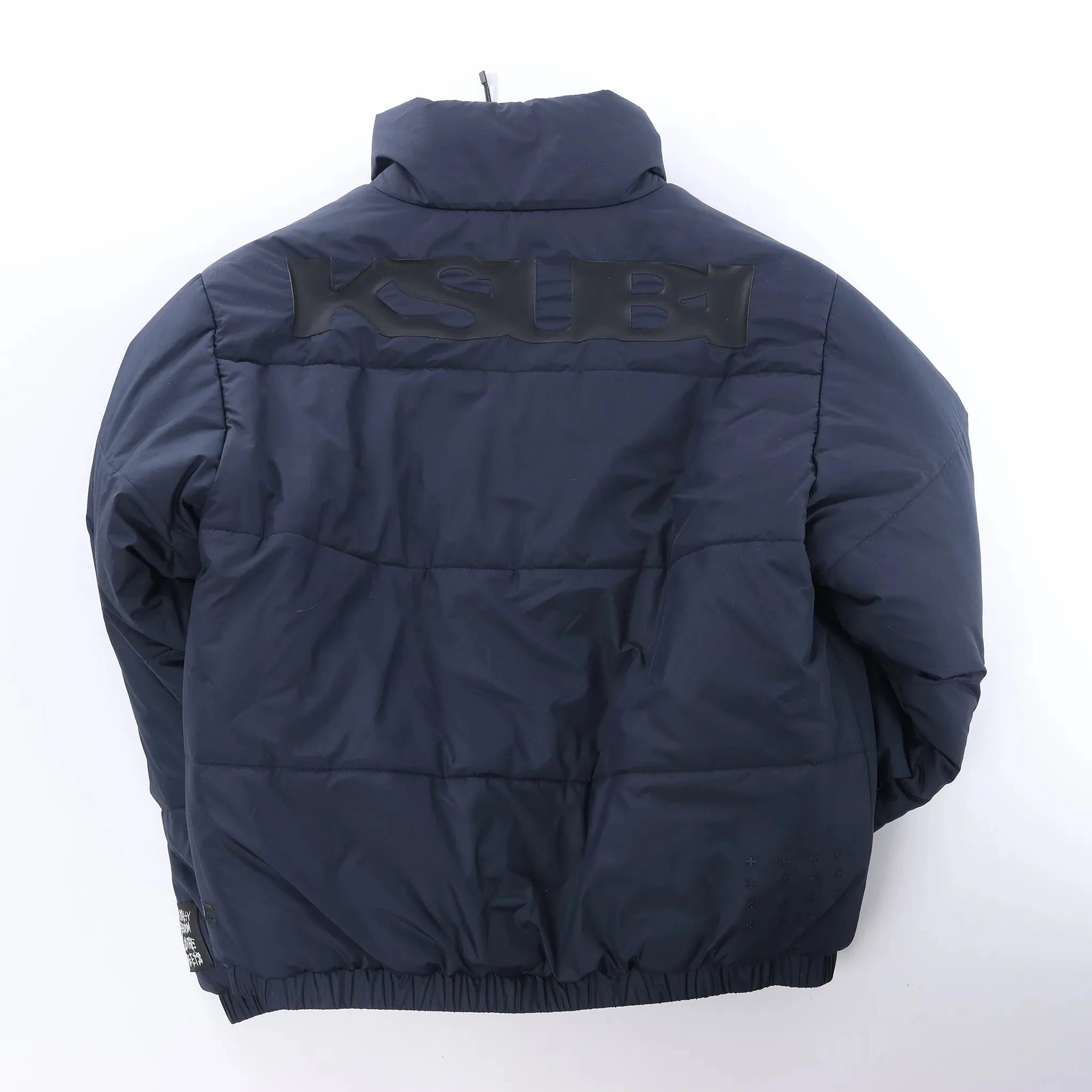 Ksubi Sott Puffer Jacket in Navy Blue, Size M