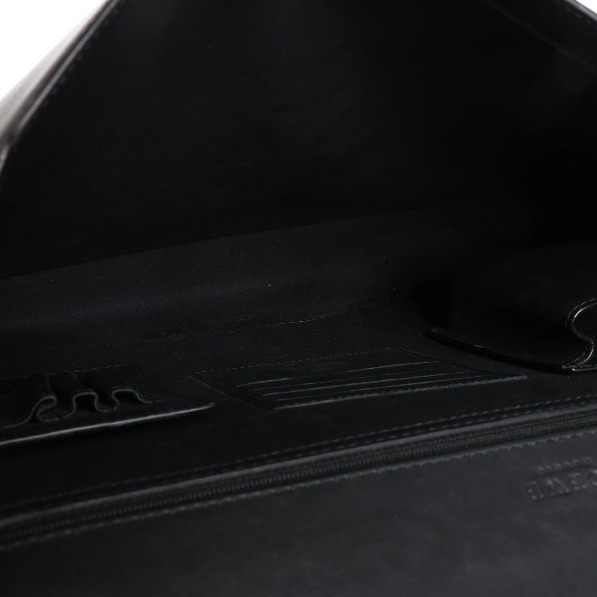 Bolso de viaje Loewe Anagram de piel en color negro