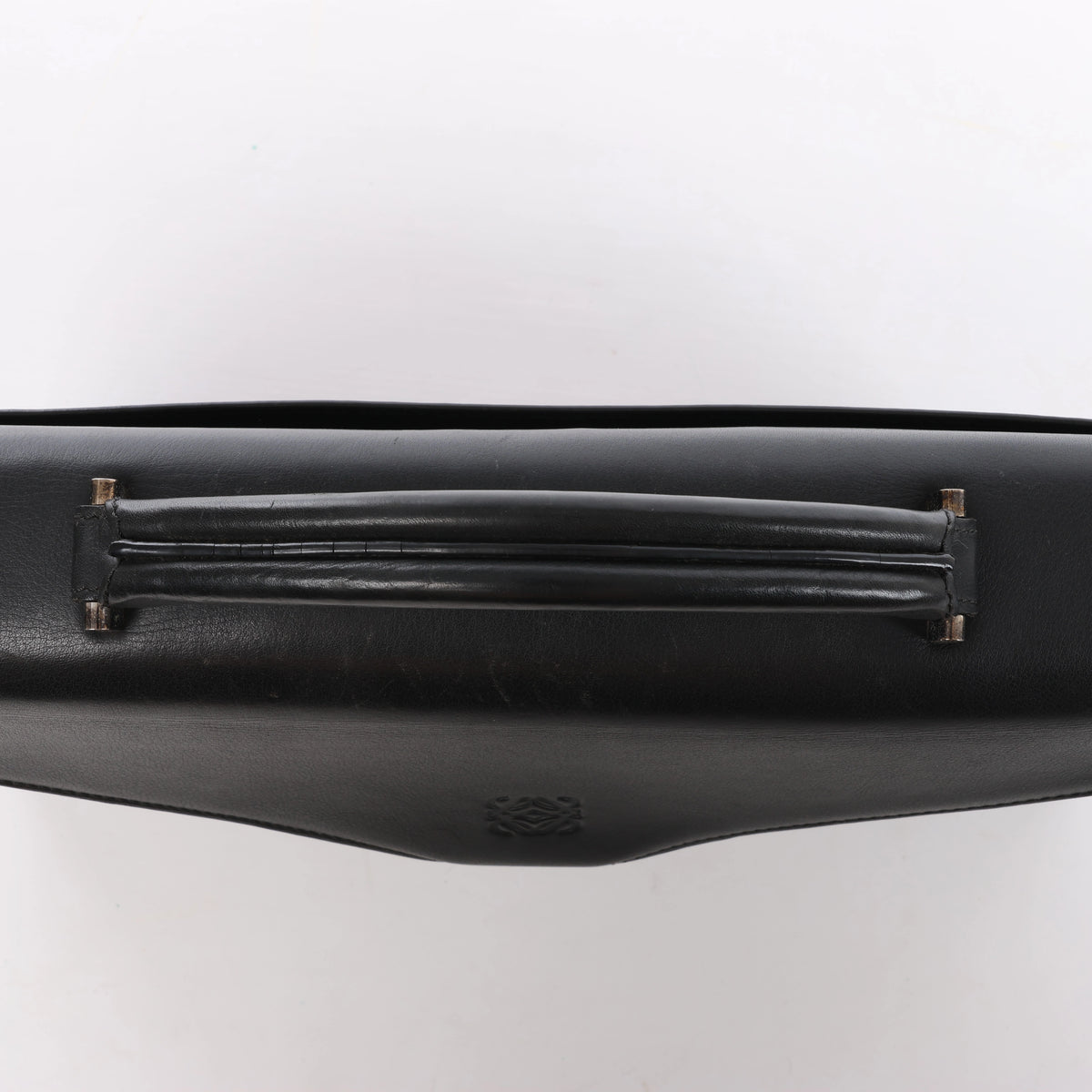 Bolso de viaje Loewe Anagram de piel en color negro