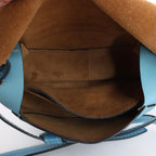 LOEWE Gate Leather Crossbody Bag in Black x Blue