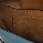 LOEWE Gate Leather Crossbody Bag in Black x Blue