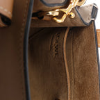 Bolso de mano LOEWE Puzzle pequeño de cuero 2 vías en rosa