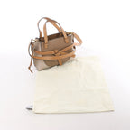 Bolso de mano LOEWE Puzzle pequeño de cuero 2 vías en rosa