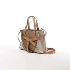 Bolso de mano LOEWE Puzzle pequeño de cuero 2 vías en rosa