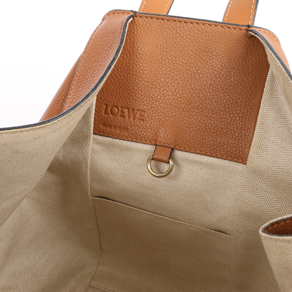 LOEWE Hammock Small Leather Handbag in Brown
