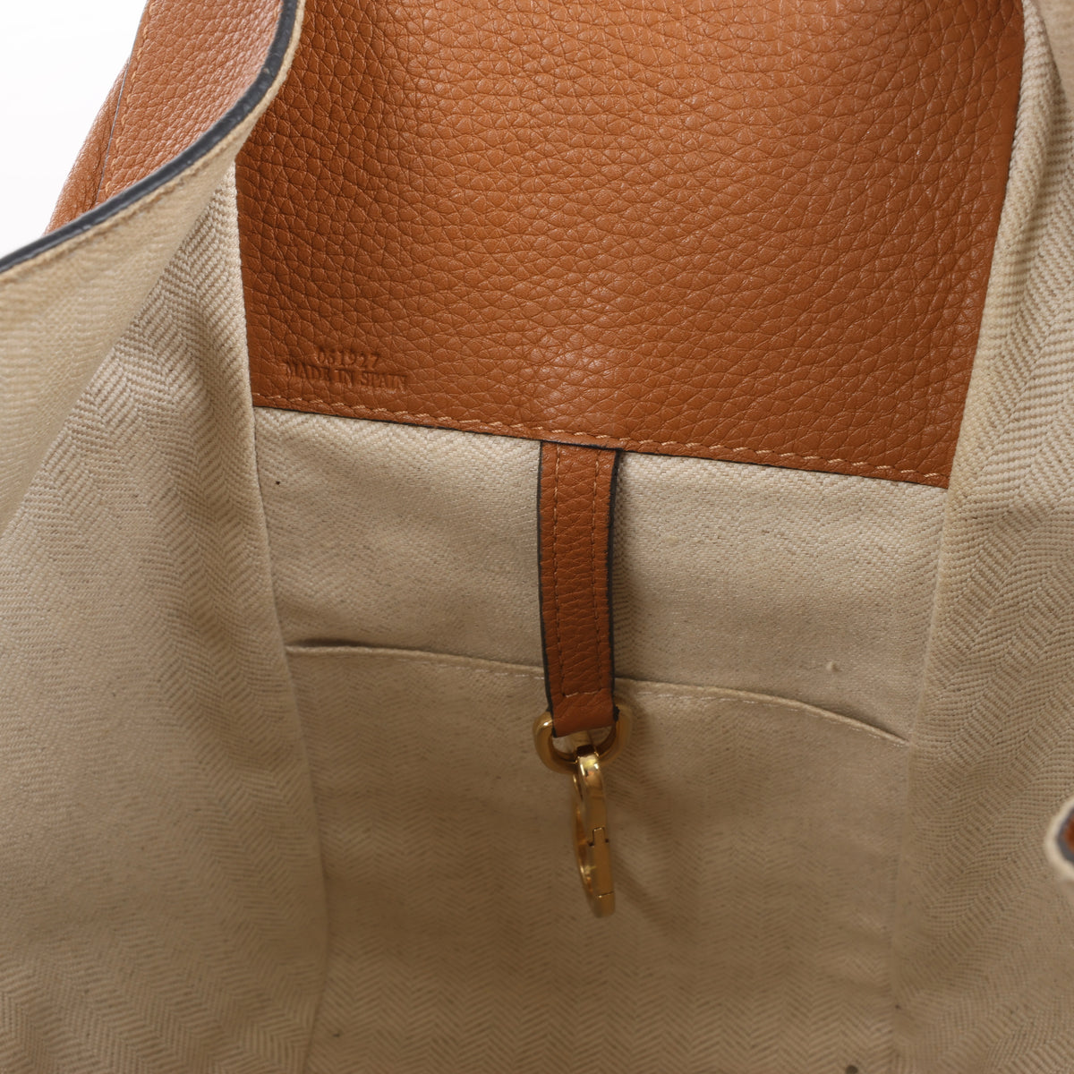 LOEWE Hammock Small Leather Handbag in Brown
