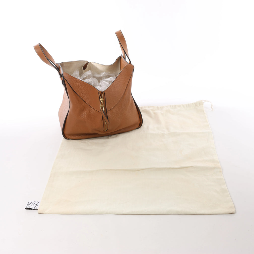 LOEWE Hammock Small Leather Handbag in Brown