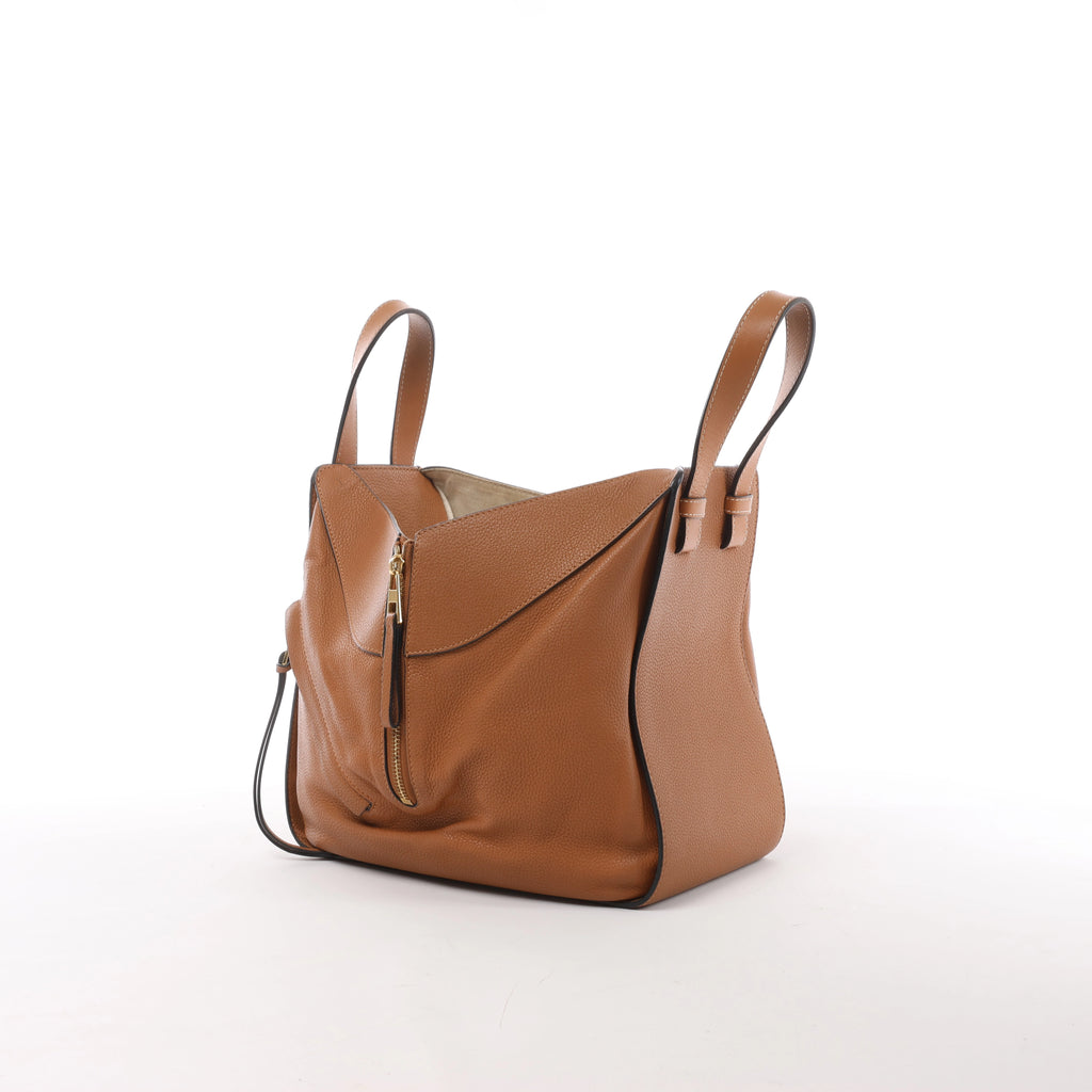 LOEWE Hammock Small Leather Handbag in Brown