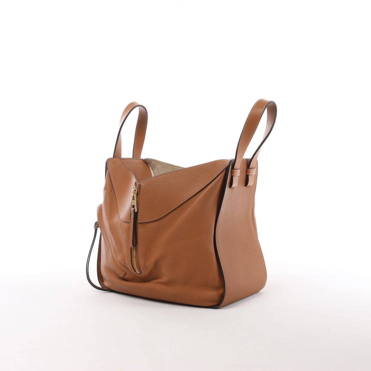 LOEWE Hammock Small Leather Handbag in Brown