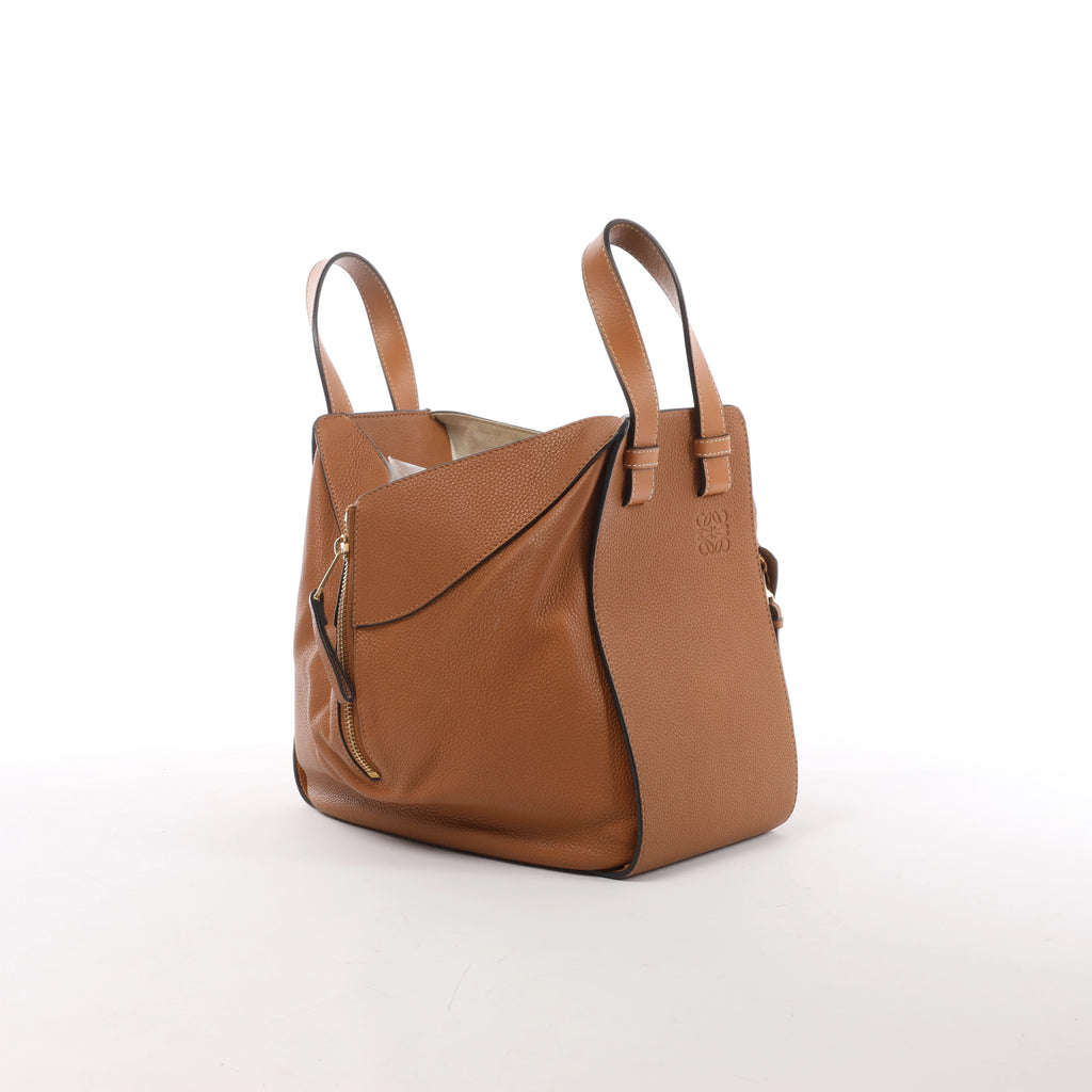 LOEWE Hammock Small Leather Handbag in Brown