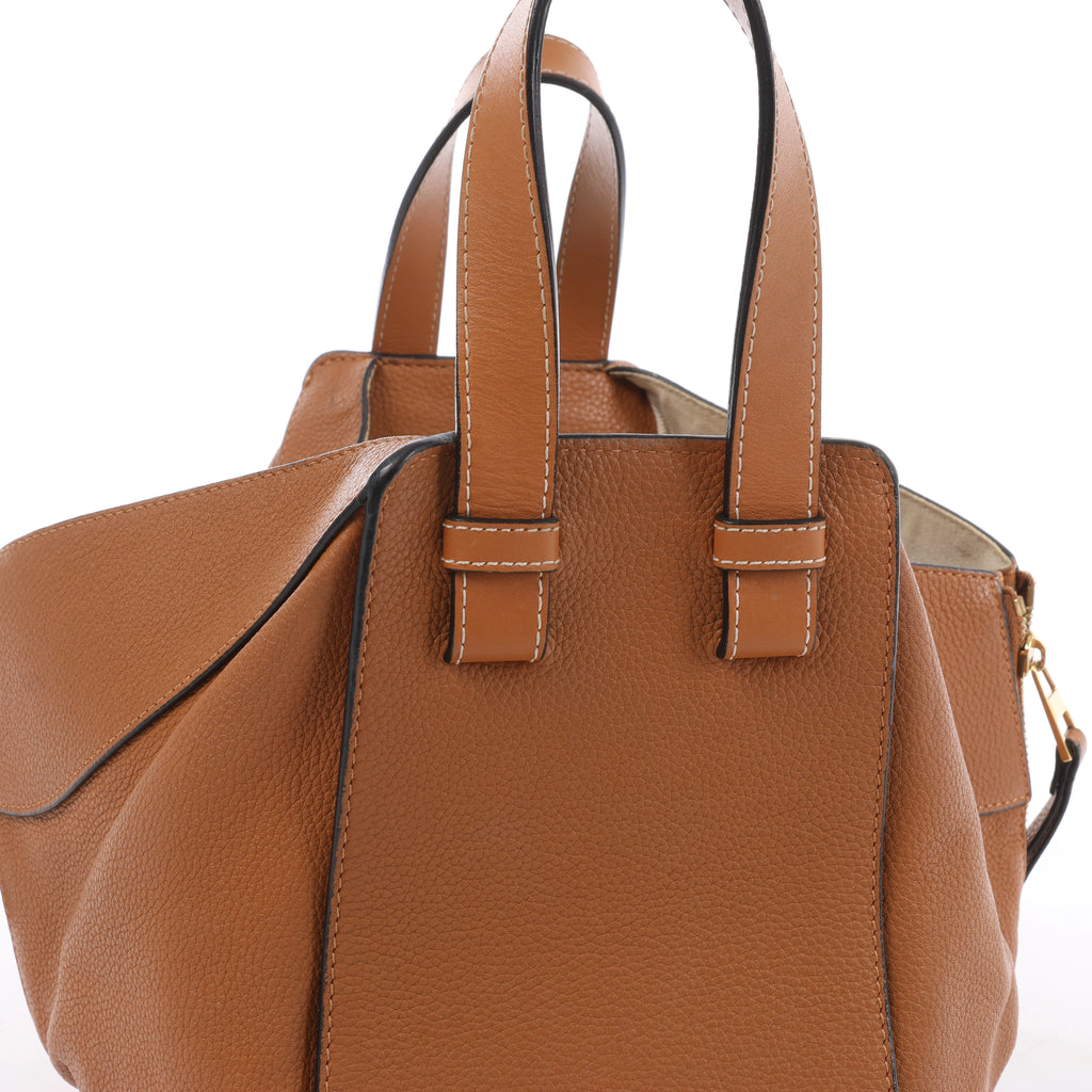 LOEWE Hammock Small Leather Handbag in Brown