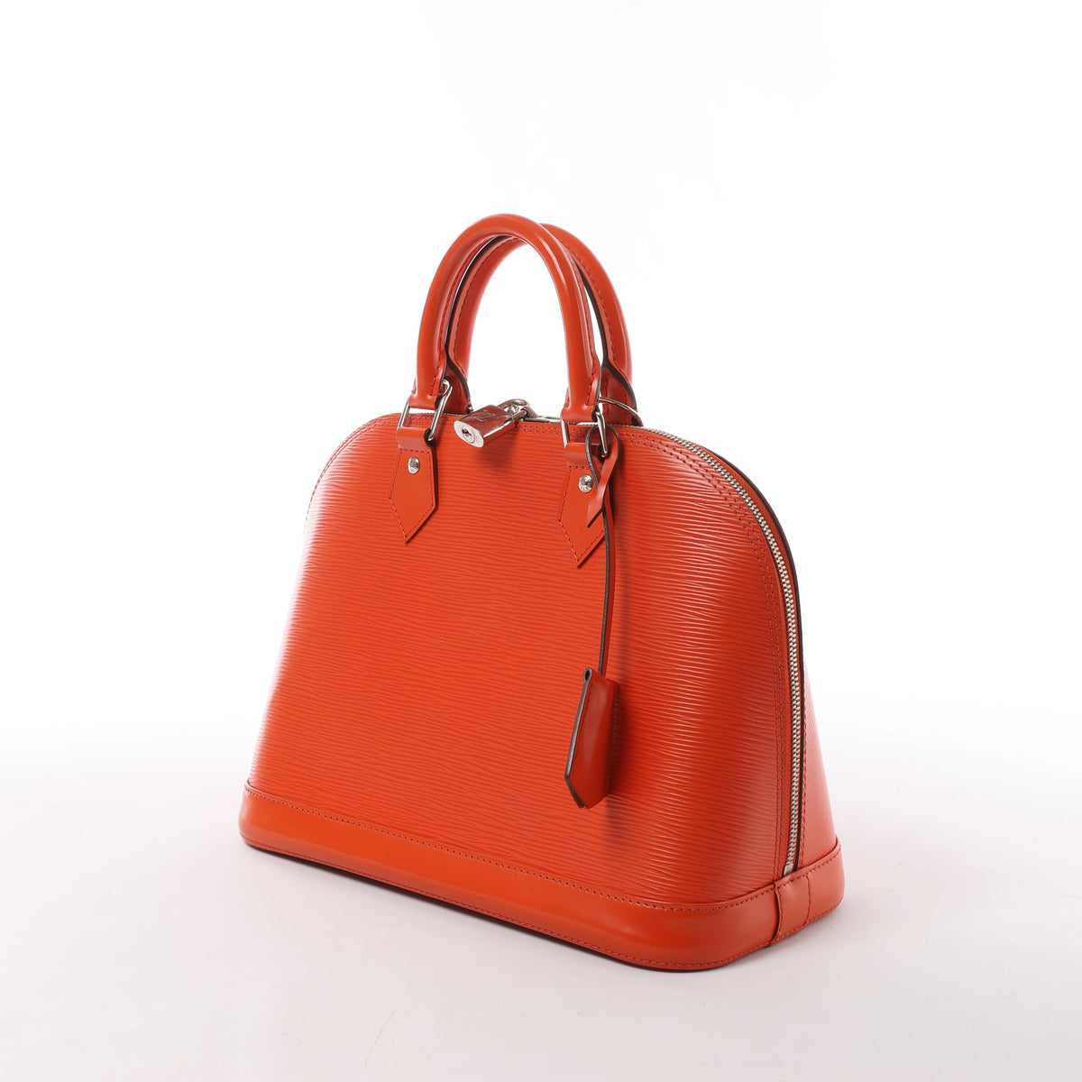 Louis Vuitton Alma PM Epi Leather Handbag in Orange