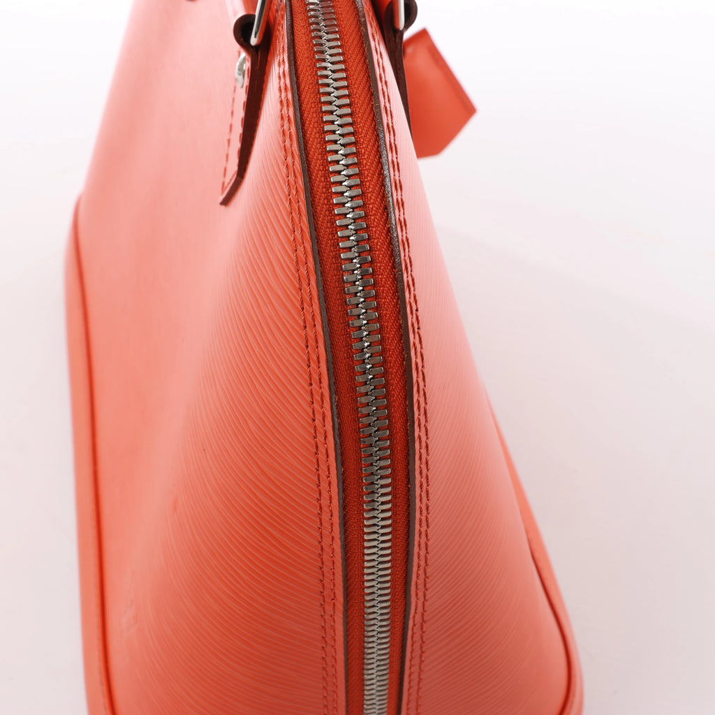Louis Vuitton Alma PM Epi Leather Handbag in Orange