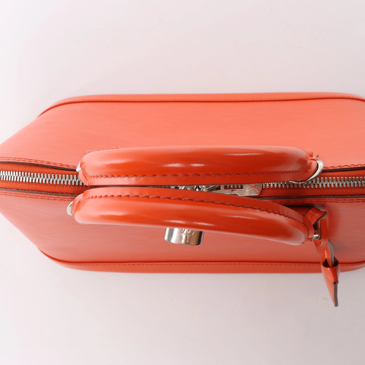 Louis Vuitton Alma PM Epi Leather Handbag in Orange
