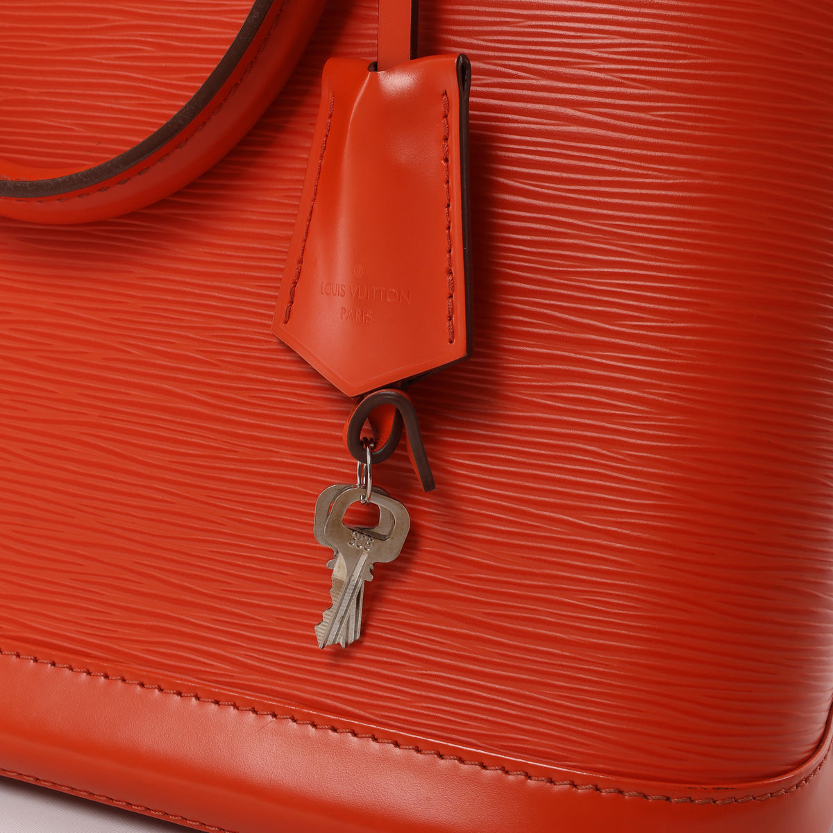 Louis Vuitton Alma PM Epi Leather Handbag in Orange